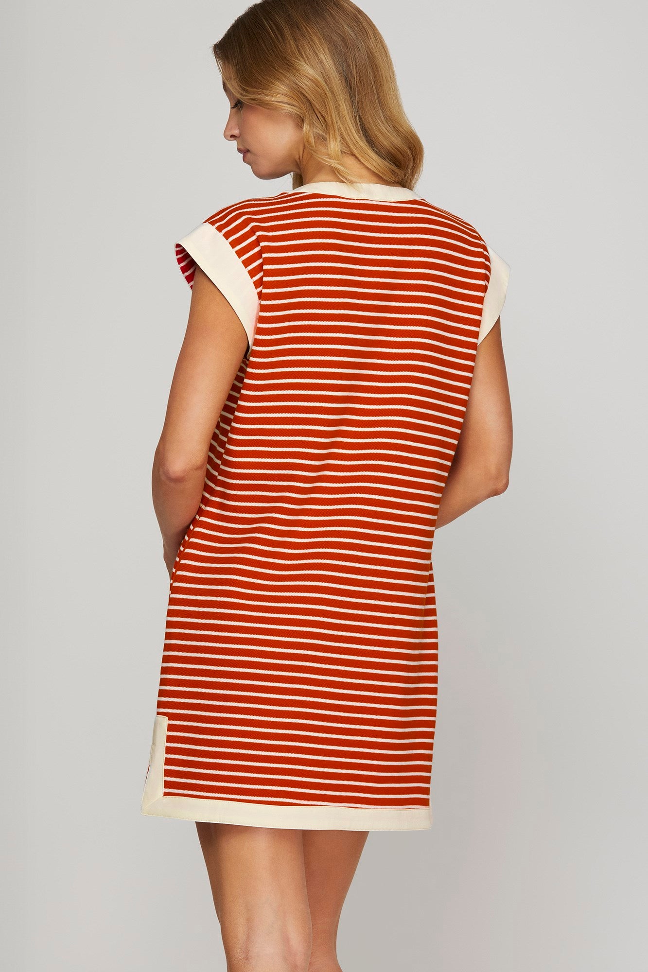 CANDY STRIPER DRESS