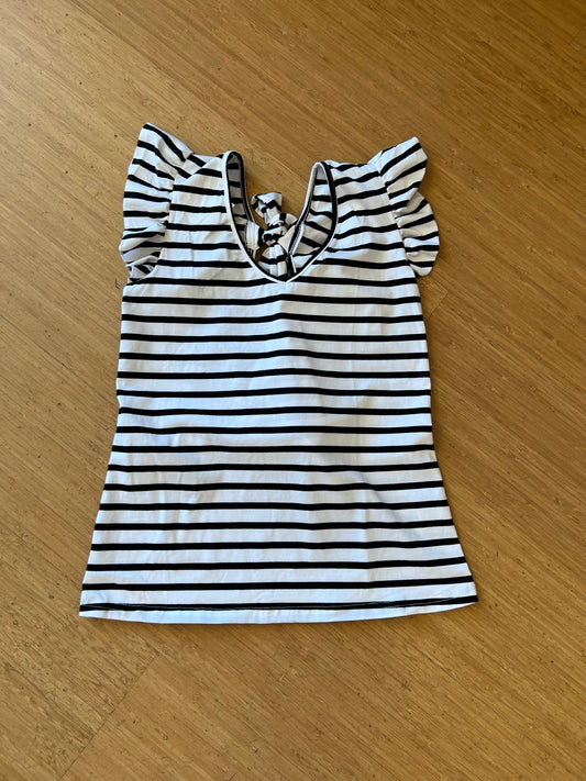 BOW BACK  STRIPE TOP