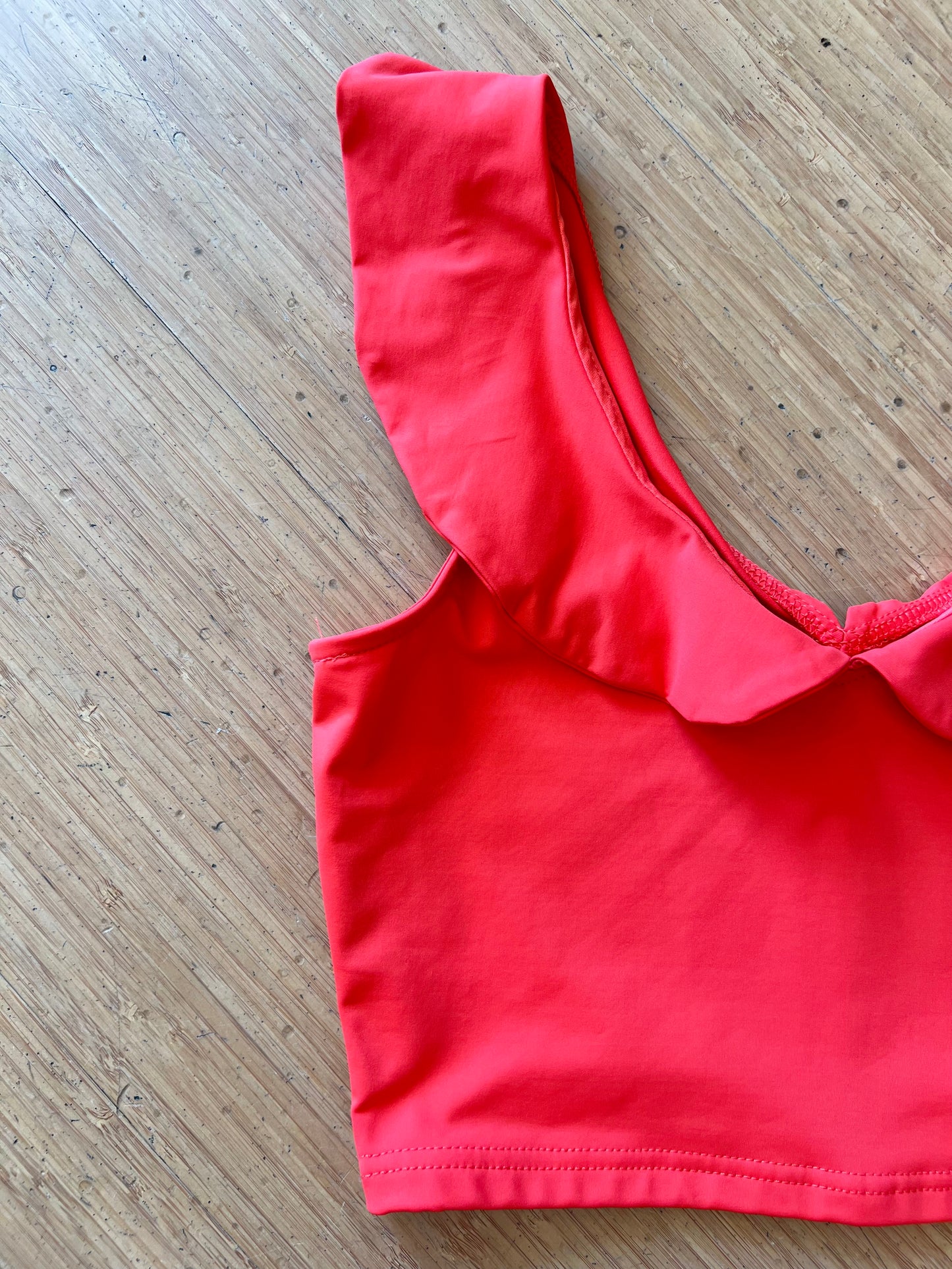 RED HOT SLEEVELESS TOP