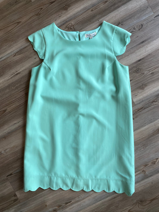 SCALLOP MINT DRESS