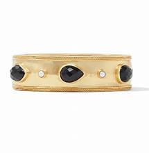 CANNES BLACK HINGE BANGLE