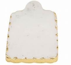 RECTANGULAR GOLD MARBLE BOARD