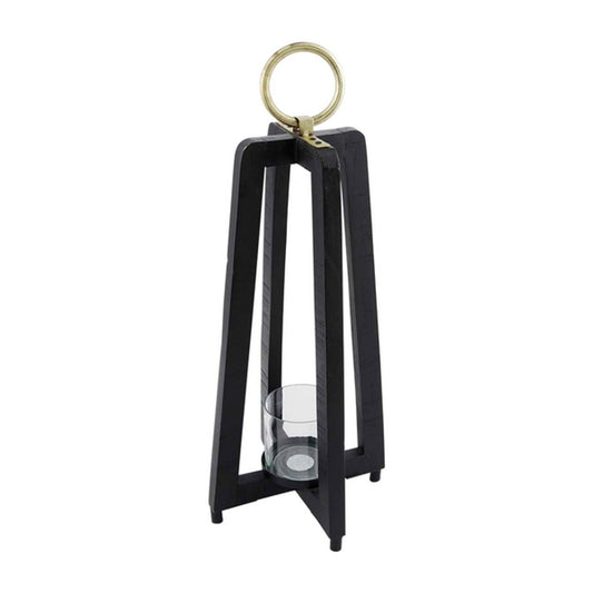 BLACK TALL LANTERN - SMALL