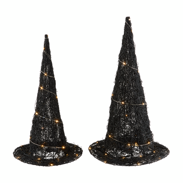 LIGHT-UP WITCH HAT SET