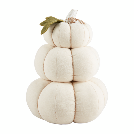 CREAM STACKED PUMPKINS